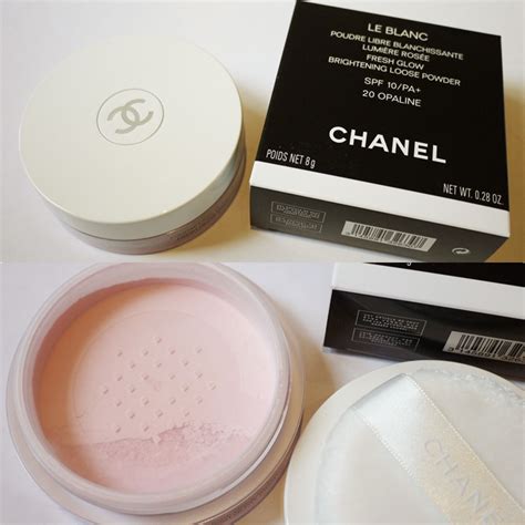 chanel white essentiel brightening loose powder|Chanel le blanc essence.